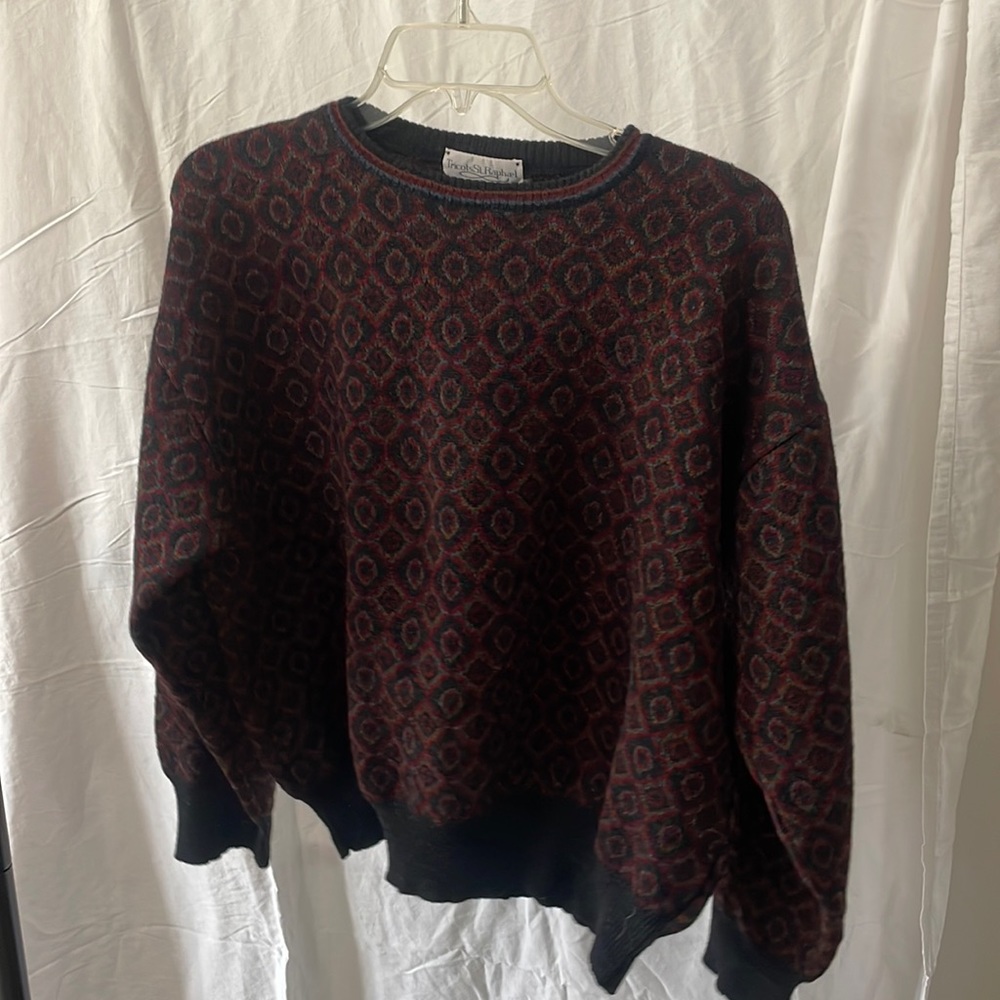 Wool patterned sweater